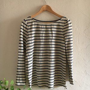 Lou & Grey Boatneck Nautical Stripe Sweater